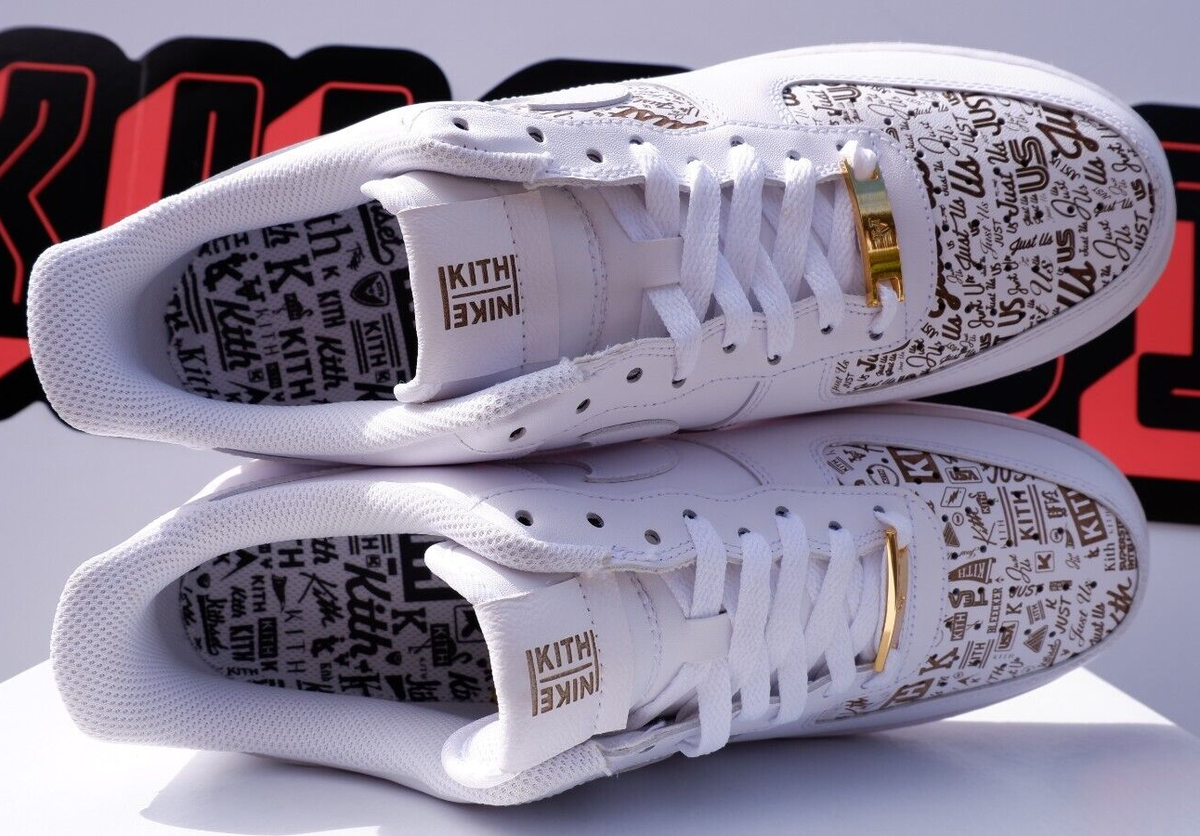 NEW Nike Air Force 1 Low Kith Laser Just Us Promo Size 10 NEW Nike Air Force 1 Low Kith Laser Just Us Promo Size 10