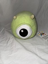 Disney Store Mike Wazowski Monsters Inc. Plush Tsum Tsum 11  Green Monster NWT