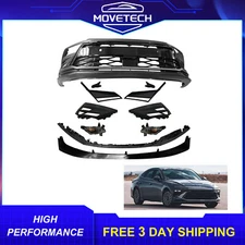 Fits 2024 2025 Hyundai Sonata Hybrid SEL Front Bumper Grille W/ Camera Hole Kit