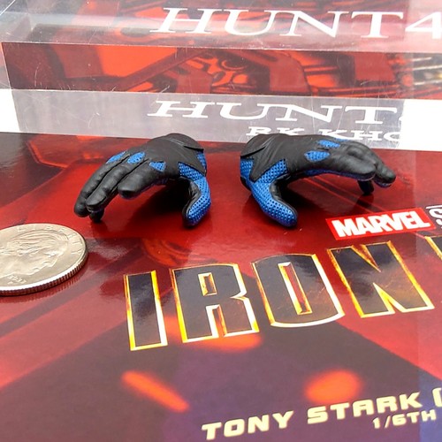 Hot Toys MMS600 Mark V Iron Man Tony Stark 1/6 action figure's 2 Open Hands Only - Picture 2 of 4