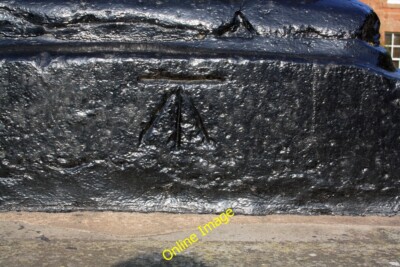 Photo 6x4 Benchmark on High Cross Appleby-in-Westmorland Ordnance Survey  c2014