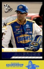2010 Press Pass Marcos Ambrose #18 JTG Daugherty Racing/Bush's Best