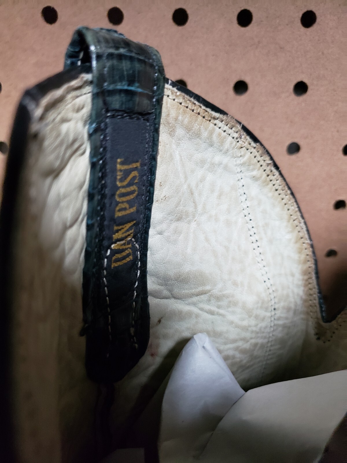 Dan Post Vintage Full Genuine Python Black Wester… - image 8