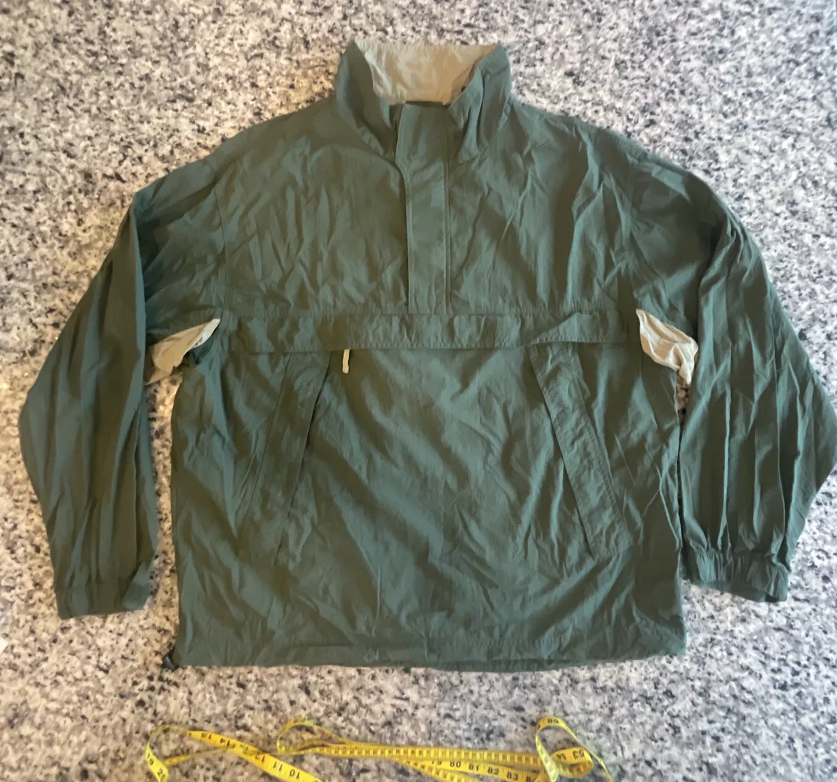 Timberland Jacket Men s XL Green Pullover Weather Gear C748 eBay