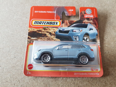 Matchbox: 2019 Subaru Forester hellblau OVP