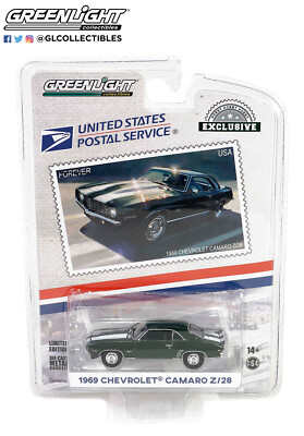 Greenlight Hobby Exclusive USPS 1969 Chevrolet Camaro Z/28 - 30372