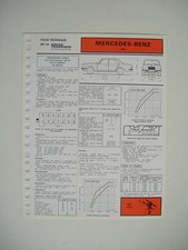 Revue technique Mercedes 250