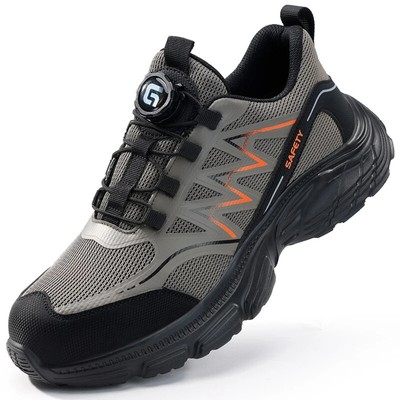 2025 Herren Leichte Arbeitsschuhe Sicherheitsschuhe Stahlkappe S3 Sport Sneaker