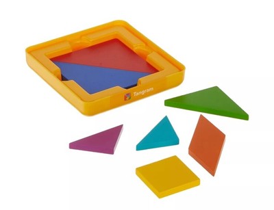 Osmo - Genius Tangram - Ages 6-10-Use Shapes/Colors to Solve for Visual Puzzle