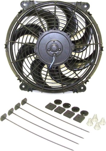 Hayden, Inc. Rapid-Cool 3680 Universal Add-On Auxiliary 12” Car Cooling Fan Kit - Afbeelding 2 van 2