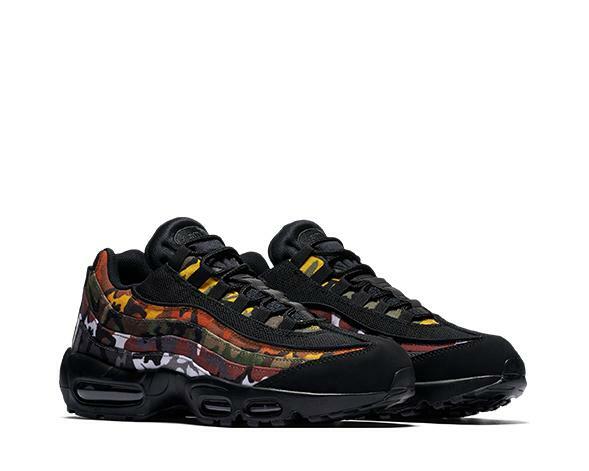 Air Max 95 ERDL Party Black Multi-Color Camo Men's Shoes AR4473