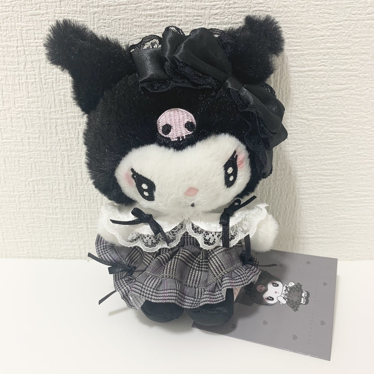 Sanrio Secret Melokuro Series Kuromi Mascot Charm Melo Kuro Plush