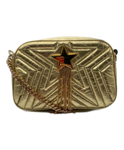 Stella McCartney Mini Shoulder Bag Crossbody Color Gold 501172 - Picture 1 of 24