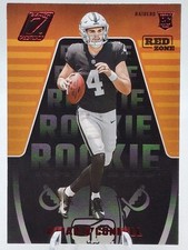 2023 Panini Zenith Red Zone Aidan O'Connell RC Rookie Card #101. rookie card picture