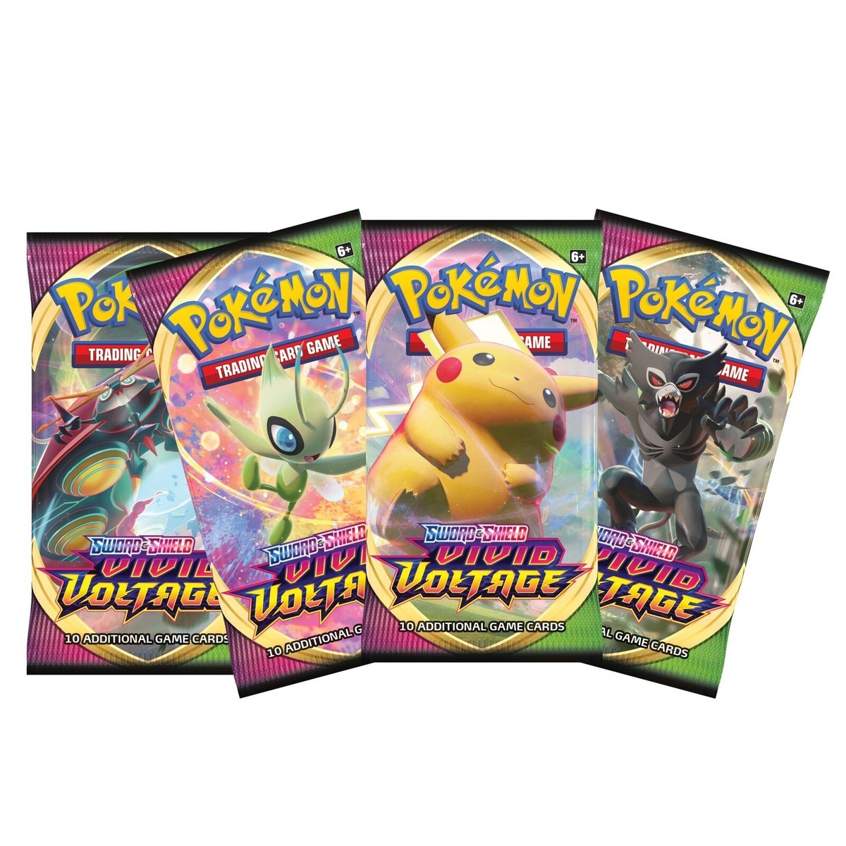 Pokémon Sword & Shield Vivid Voltage Booster Pack Cards
