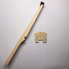 1x Baroque Violin Maple Fingerboard fit 4/4 Size  1 Baroque Violin Bridge