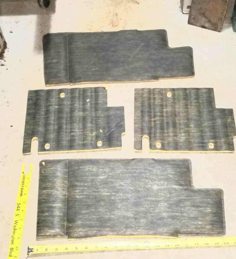 4 pc lot ONAN GENERATOR HEAT SHIELD INSULATION 9.5 × 20 u0026 9.5×12 door,  side | eBay
