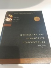 RARE ZONDERVAN NIV EXHAUSTIVE CONCORDANCE STUDY BIBLE SECOND EDITION VGC