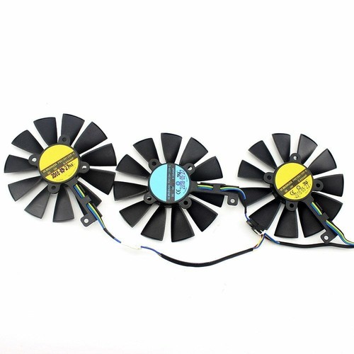 coolingFan For ASUS GTX 980Ti R9 390X 390 480 VEGA56 GPU FDC10U12S9-C 87mm - Picture 3 of 16