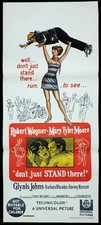 DONT JUST STAND THERE Daybill Movie poster Mary Tyler Moore Robert Wagner