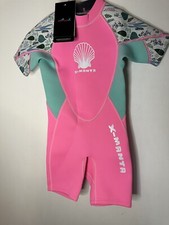 Dive And Sail X-Manta Pink Wet Suit Surfing UV Rash Protector Youth Medium NWTs