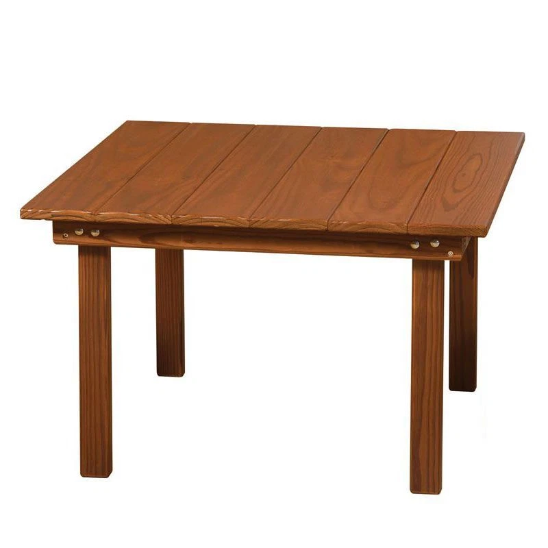 JUEGO DE MESA PARA NIÑOS - Mesa y 2 sillas para niños de exterior de cedro rojo Amish Foto 3 de 4