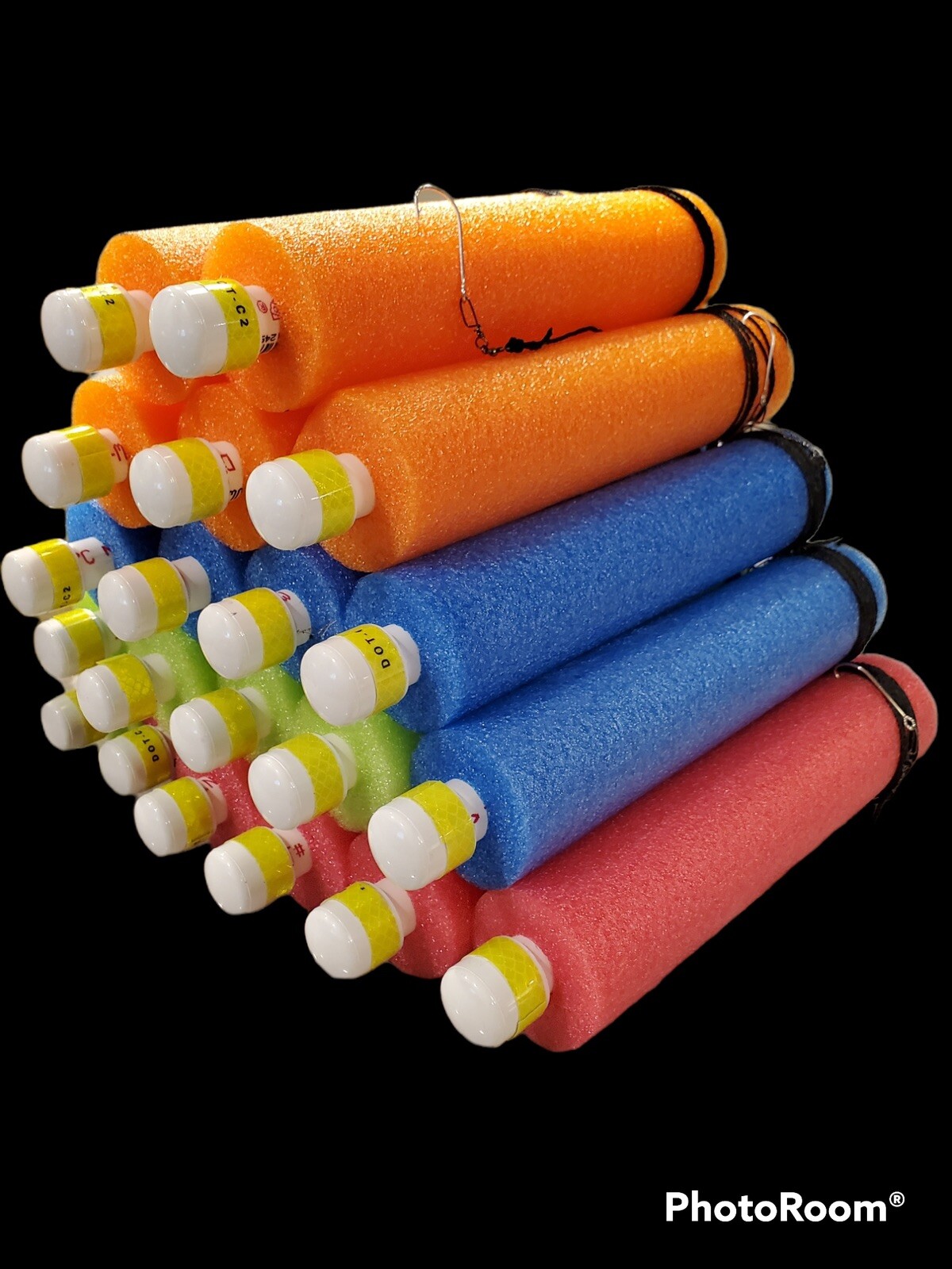 Catfish Jugline Noodle Fishing Jugs Multicolored lot of 20 eBay