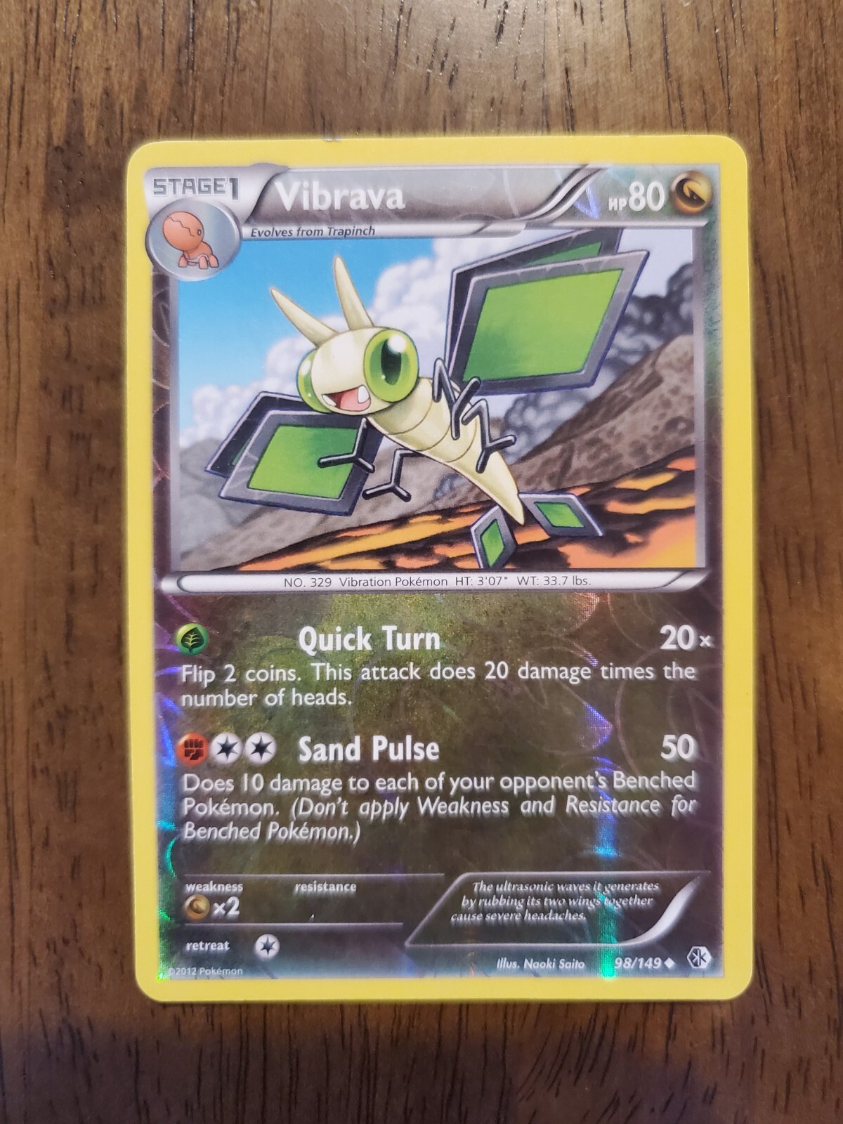 Vibrava - 98/149 - Uncommon x1 - Lightly Played - BW Boundaries Crossed