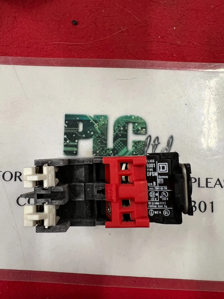 SQUARE D DTSC11 Type DA11 Class 9001 Push Button Contact Assembly - Image 2 of 3