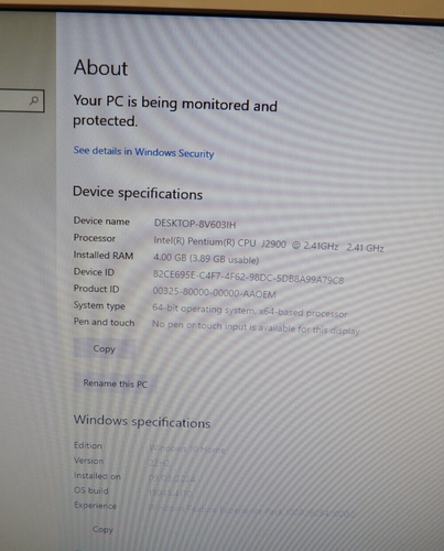 lenevo intel pantium All in one - Picture 5 of 16