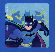 10 Batman Neon Large Stickers  - Superhero - yellow and green bats - one design