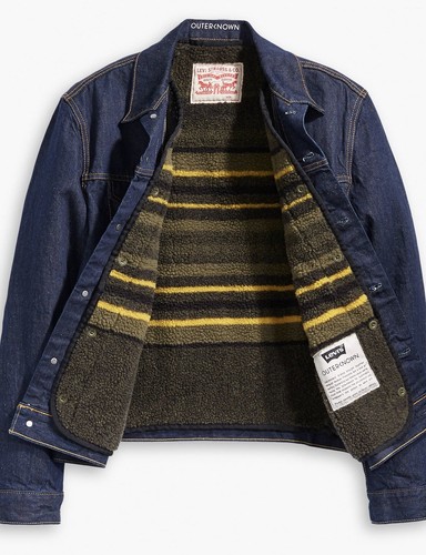 Outerknown Lined Sherpa Trucker Jacket 