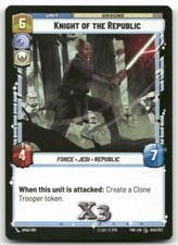 Knight of the Republic #049 Star Wars Unlimited TOR NM X3