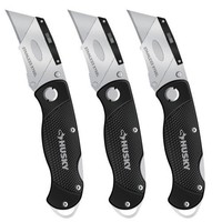 Husky Folding Lock-back Utility Knife (3-pack), New, Free Shipping on sale Husky Folding Lock-back Utility Knife (3-pack), New, Free Shipping on sale