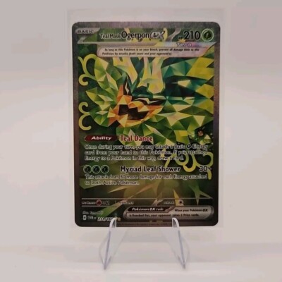 211 167 pokemon card Teal Mask Ogerpon ex 211/167 Sv06: Twilight Masquerade Holo