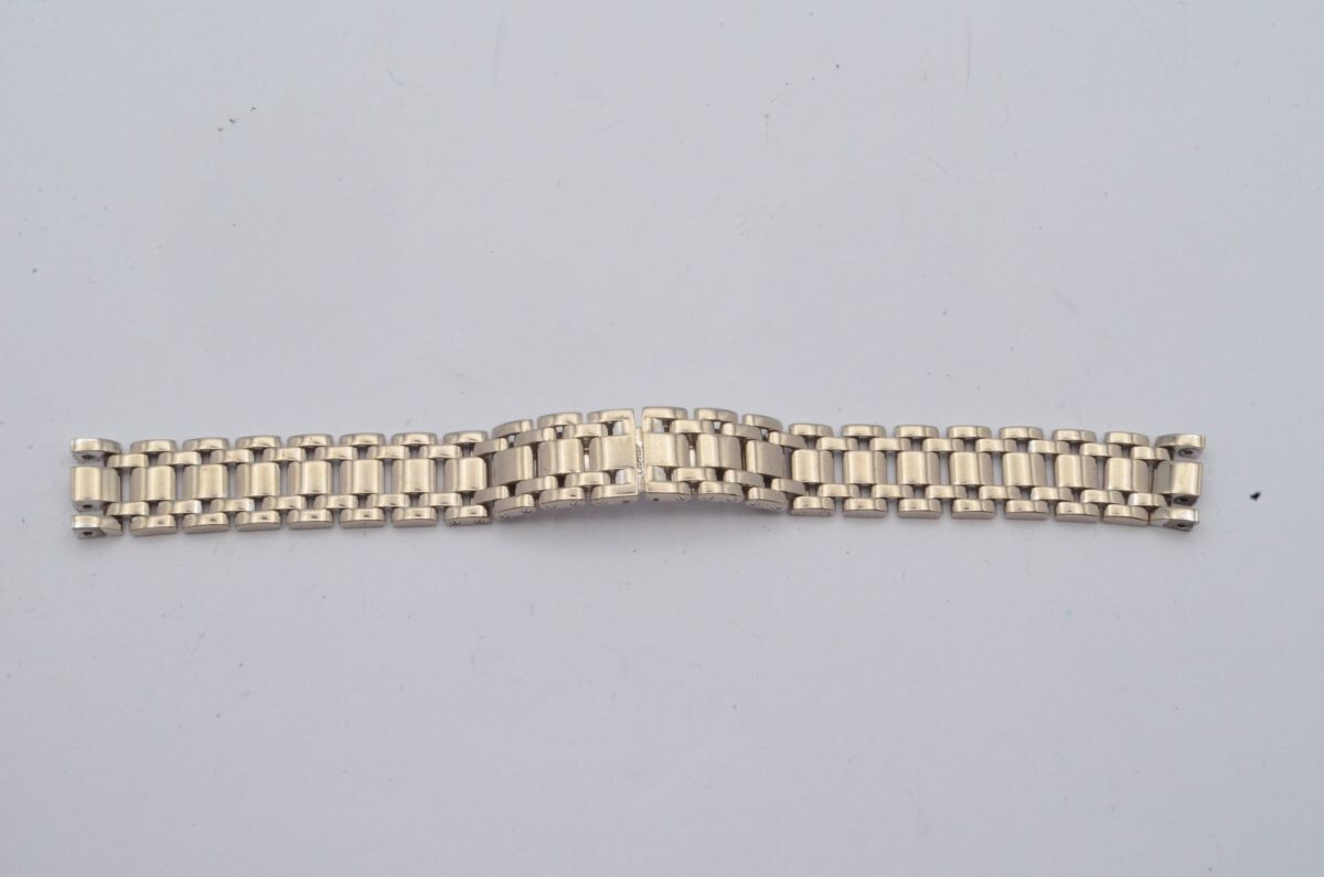 Cartier Tank Americaine 14mm 18K White Gold Bracelet 55g Vintage Luxury Watch-image