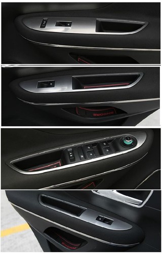 Abdeckung aus Edelstahl fuer Armlehnen Opel Mokka 2013