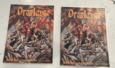 1985 (Steve Jackson Games) ''GURPS ORCSLAYER'' (MAN TO MAN SUPPLEMENT) Book, Lot 2
