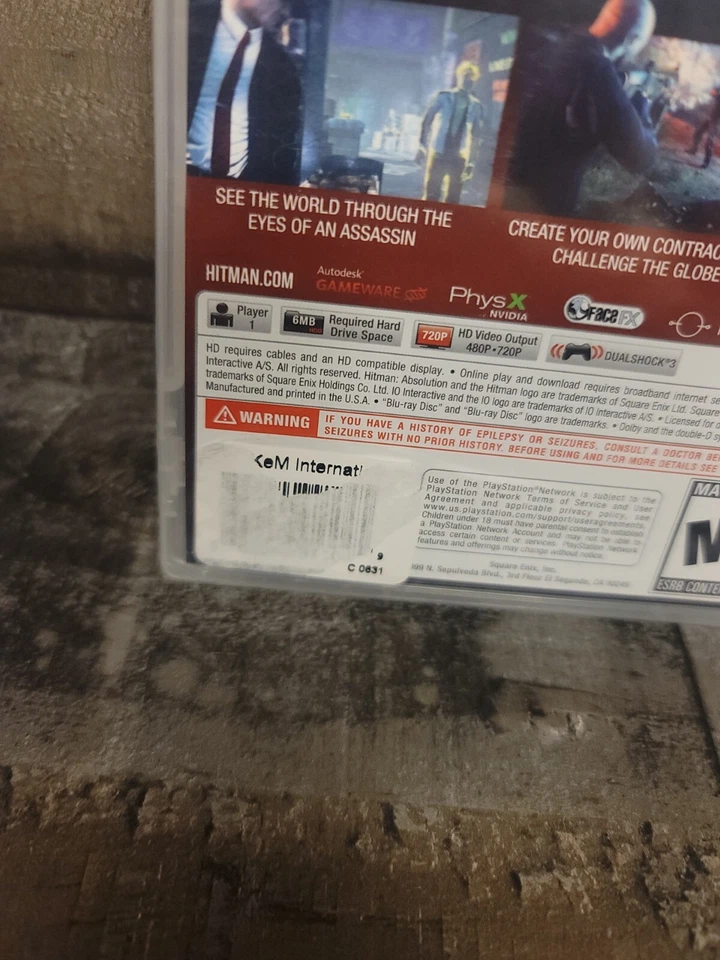 Hitman: Absolution Sony PlayStation 3 PS3 BRAND NEW SEALED - Image 3 of 4