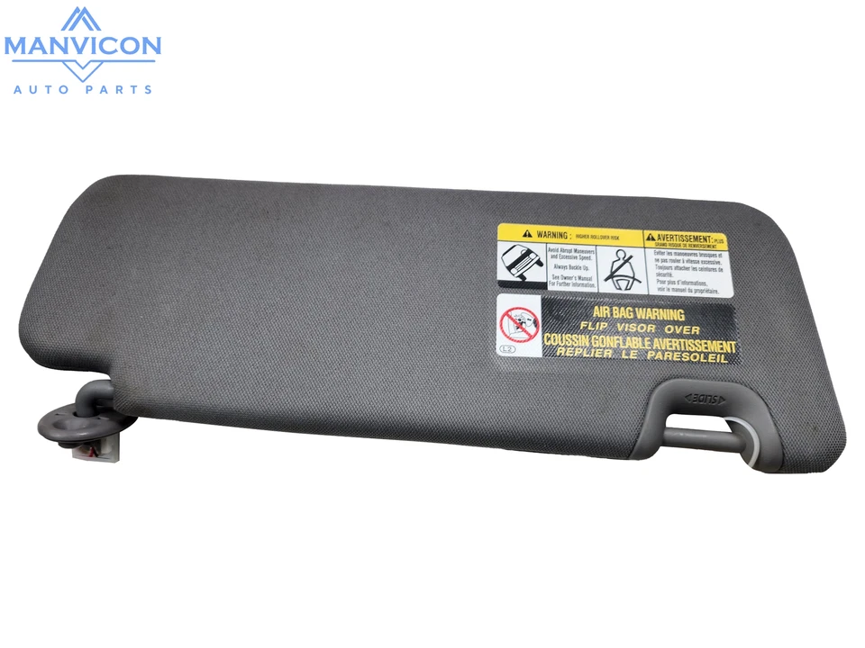 2011-2013 Toyota Highlander Sun Visor Driver Left Side Sunvisor W/Mirror OEM - Image 2 of 4