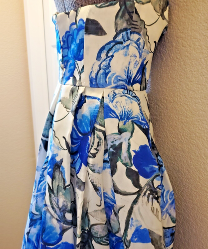CAROLINA HERRERA MULTICOLOUR FLORAL SILK STRAPLESS LONG MAXI DRESS-NWT US 4 - Picture 18 of 24