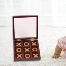 Wooden Tic-Toe Game Noughts And Crosses Toy Coffee Table