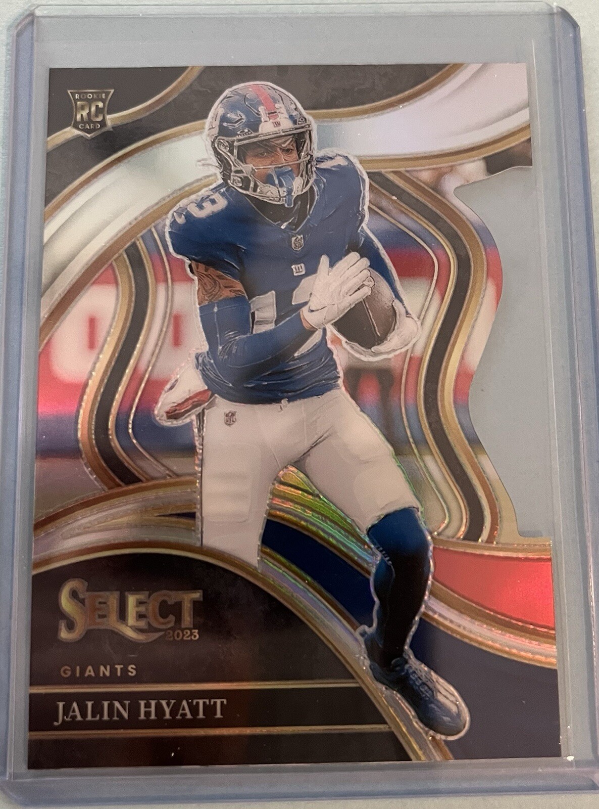 2023 Panini Select Jalin Hyatt RC #263 Black & Red Prizm Die-Cut Club Level