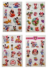 3D Einmal Tattoos Disney Kinder Mickey Mouse Clubhaus Gang Minnie Daisy