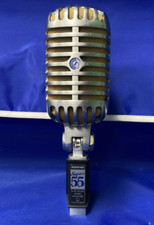Shure Super-55 Vocal Supercardioid Dynamic Microphone Silver And Yellow