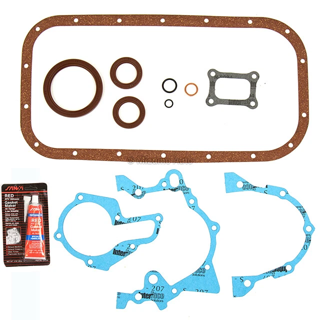 Juego de juntas inferiores para 96-01 Chevrolet Geo Tracker Suzuki Esteem Sidekick Vitara Foto 2 de 4