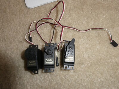 Lot of 3 RC Part Accessories Futaba Servos S3003