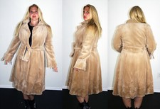 Brand New Whiskey Sheared Mink Fur Coat Size Small 4 6 S Efurs4less
