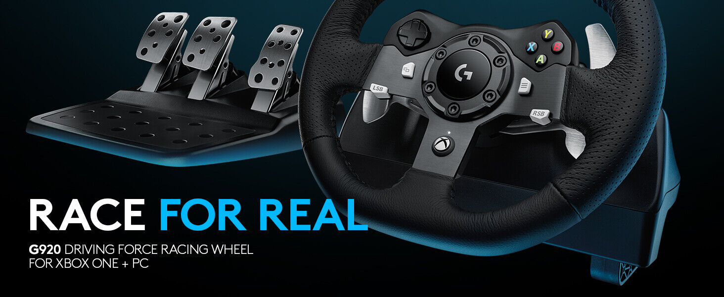 Volante Logitech G920 Driving Force Race Wheel - Xbox One / PC