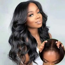 4x6 5x5 Pre Cut HD Lace Closure Glueless Wigs Human Hair Brazilian Body Wave